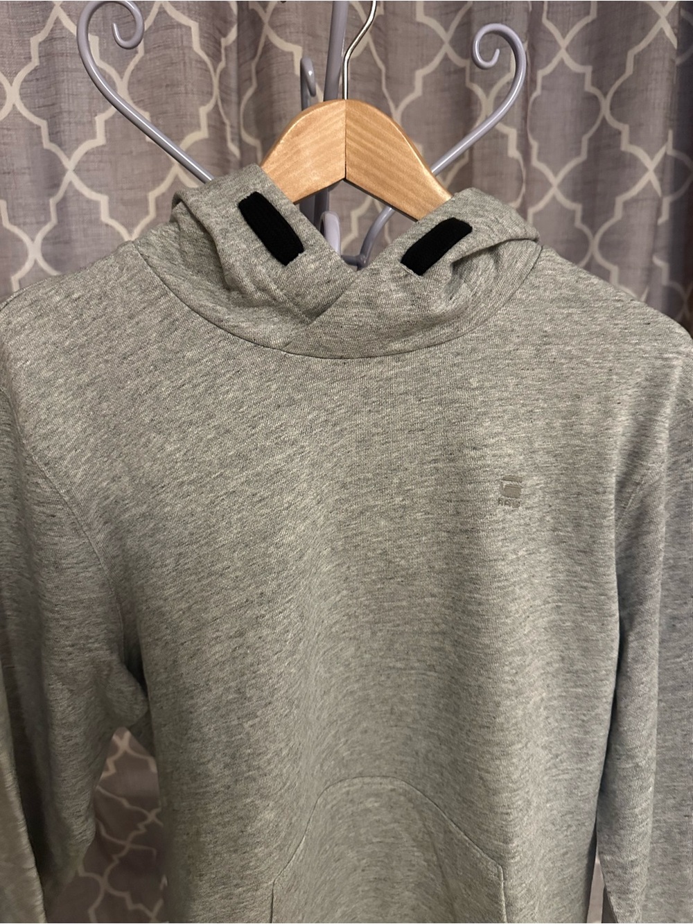 Brand New G-Star Raw Heather Gray Pullover Hoodie